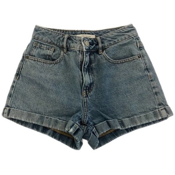 PacSun Pants - 2 PACSUN Mom Short Cuffed Hem Denim Shorts Size 24